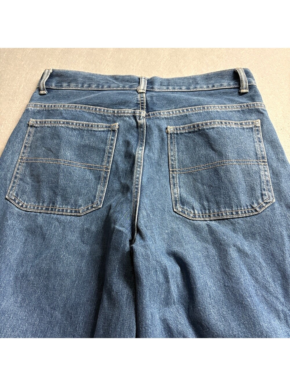 Zara Wide Leg Jeans Womens Size 8 Blue Denim High Rise 100% Cotton - Picture 12 of 13